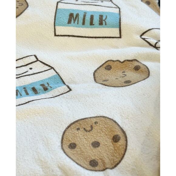 Land Of Nod Milk + Cookies Twin Size 4pc Bedding Set‎ 100% Organic Cotton - Picture 7 of 7